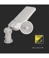 150W LED gatubelysning med Samsung chip och sensor - 135lm/W, IP65, 4000K, grå, justerbar vinkel
