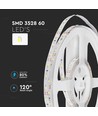 60 LED Strip-ljus 4,2W/m - 6400K, IP20, 5m/rulle