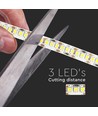 204 LED Strip Ljus 17W/m - 6400K, IP20, 5m/rulle