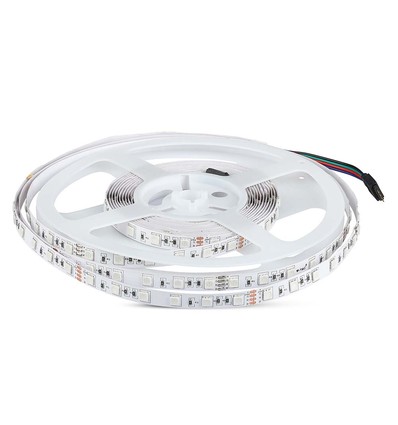 60 LED Strip Light RGB 7W/m IP20 24V - 10m/rulle