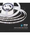 120 LED stripljus 8W/m - 4000K, IP20, 24V, dubbelsidig PCB (10m/rulle)