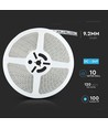 120 LED-stripbelysning 8W/m - 3000K, IP65, 24V, dubbelt PCB, 10m/rulle