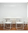 120cm 40W LED ljusskena, silver, Samsung - UGR19, 1-10V dimbar