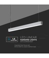 120cm 40W LED ljusskena, silver, Samsung - UGR19, 1-10V dimbar