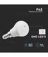 P45 LED Plast Glödlampa 3,7W E14 - 6500K