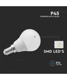 4,5W P45 Plast lampa E14 - 3000K