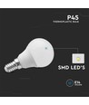 E14 4,5W LED klotlampa - P45, 180° spridning