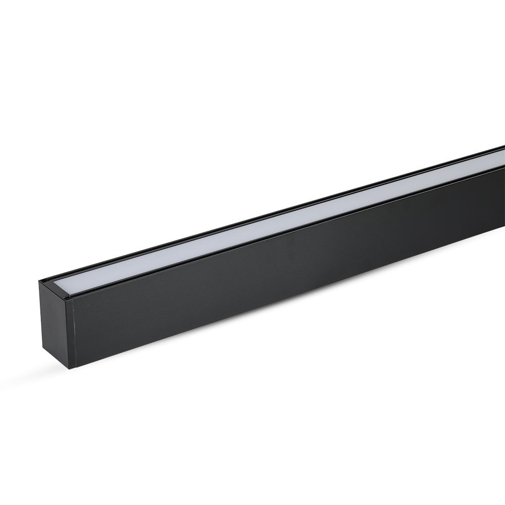40w Led Linjart Hangande Ljus Samsung Chip 6400k Svart Hölje. Kulör : Kall