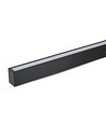 40W LED linjär pendelarmatur, svart - Samsung LED chip, 4000K, 120cm, 5 års garanti