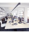 40W LED linjär pendelarmatur, svart - Samsung LED chip, 4000K, 120cm, 5 års garanti