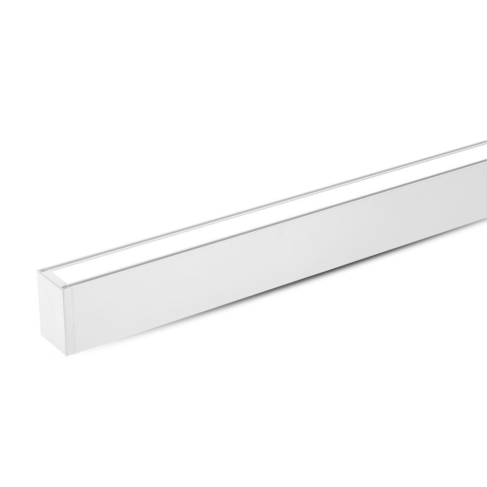 40w Led Linjar Hangande Pendellampa Samsung Chip 6400k Vit Hölje Kulör : Kall