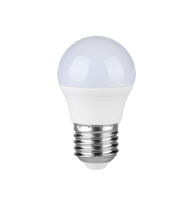 4.5W Plast Lampa E27 - G45, 3000K