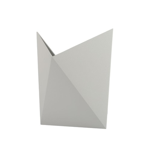 5W vägglampa, grå - IP65, 4000K, aluminium, 120° spridning, inkl. ljuskälla