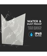 5W vägglampa, grå - IP65, 4000K, aluminium, 120° spridning, inkl. ljuskälla