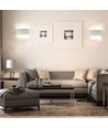 5W Vägglampa - LED, 3000K, Sandfärgad vit