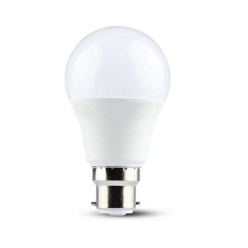 8,5W A60 LED-lampa B22 - Termoplast, 4000K