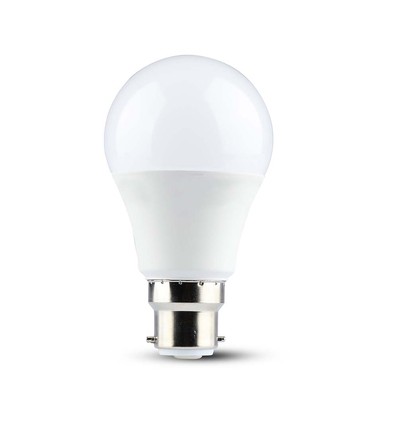 8,5W A60 LED-lampa B22 - Termoplast, 4000K