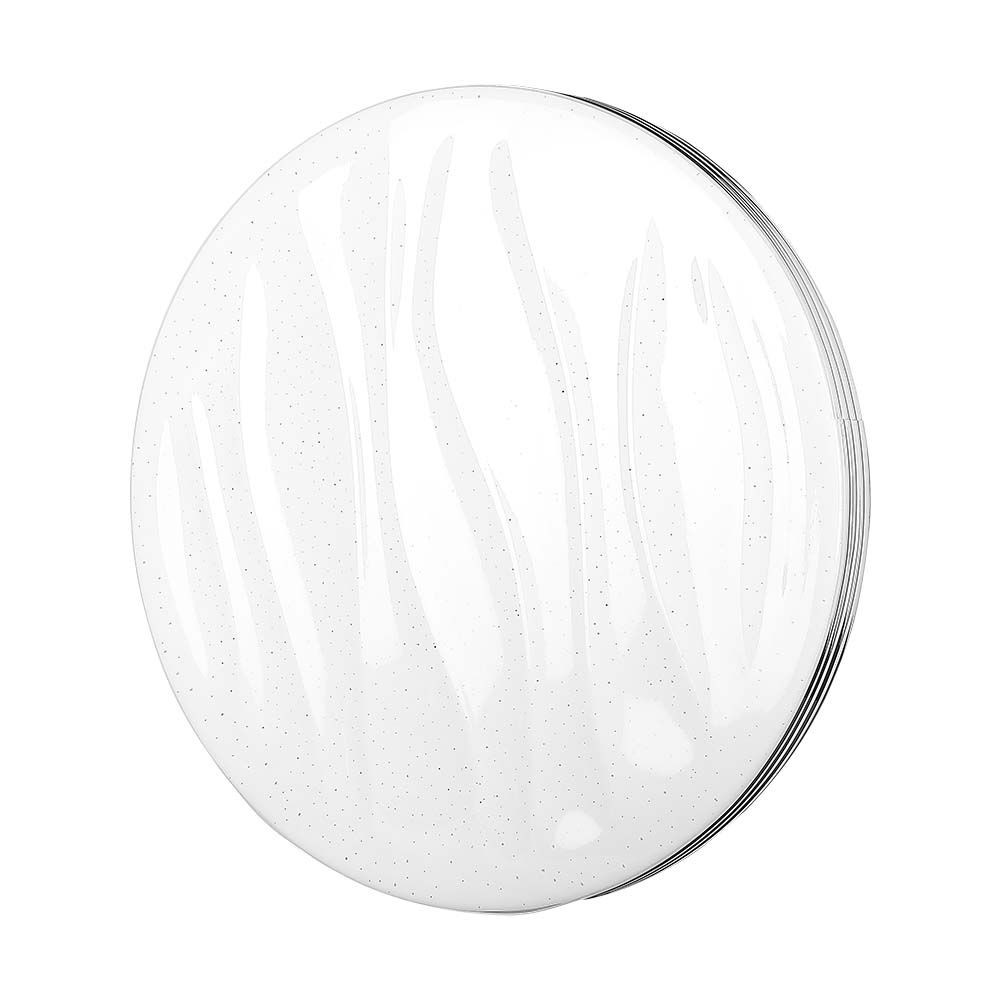 Designer Taklampa 20w Led Med Fjarrkontroll Cct Justerbar Dimbar Med Vågskarm Dimbar : Via Fjarrkontroll Kulör : 3 I 1