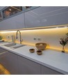 5m 17W/m LED-strip - 12V, IP20, 204 LED per meter, varmvit