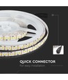 5m 17W/m LED-strip - 12V, IP20, 204 LED per meter, varmvit