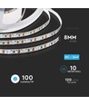 120 LED strip ljus 8W/m - 6500K, IP20, 24V, Dubbel PCB, 10m/rulle