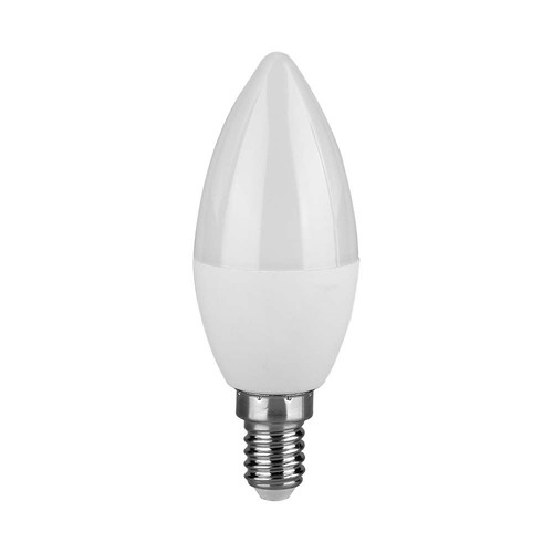 LED kronljuslampa 4,5W E14 - 6500K, 6 st/förp