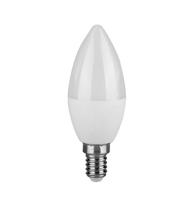 LED kronljuslampa 4,5W E14 - 6500K, 6 st/förp