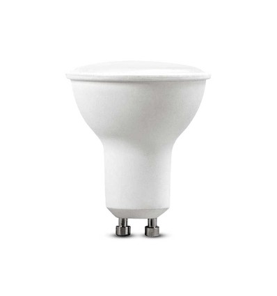 6 st. 4,5W LED lampor - GU10, 400lm, 110 grader, mjölkvitt glas