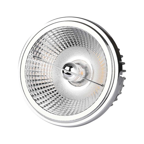 AR111 LED utbytbar reflektor spotlight 20W - 6400K, 40°/20°, silver