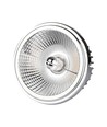 AR111 LED utbytbar reflektor spotlight 20W - 6400K, 40°/20°, silver