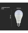 A60 LED 8,5W E27 - 4000K, 3 st./förpackning, plastglödlampa