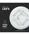 36W LED Dome Ljus - 450mm med Stjärnhimmel Omslag, CCT 3in1 Rund