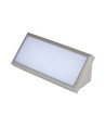 12W LED utomhus vägglampa - IP65, grå, 1250lm, 4200K, oblique design