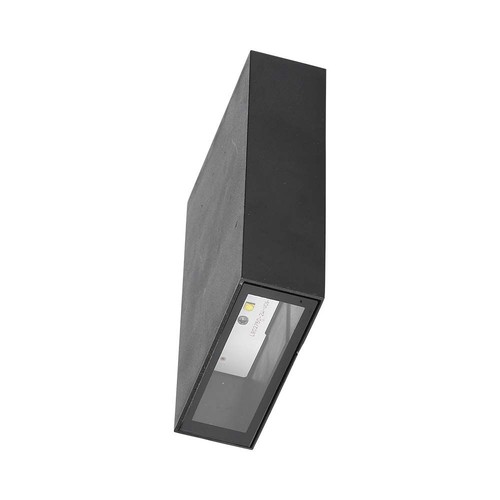 4W LED vägglampa - 6400K, svart