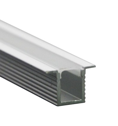 Monteringssats - Diffusor för LED-remsa infälld, 2000 mm.