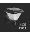 0,8W Solara LED vägglampa med solcell och fjärrkontroll - CCT, IP44, svart, inkl. sensor