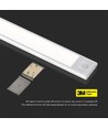 1,5W LED Skåplampa - 4000K, Silver, Hus, IP20