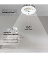 30W LED Reflektor - COB Infälld belysning, 6500K, Hög Lumen.