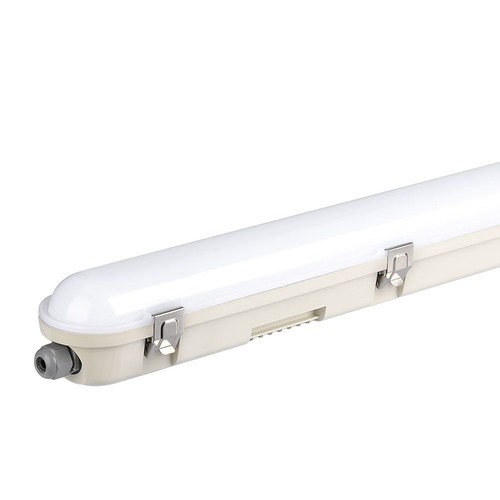 120cm 36W vattentät komplett LED armatur med nödljus - Samsung LED chip, 120lm/W, IP65, 4000K, 3 timmars batteridrift