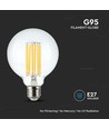 G95 glödlampa 6W E27 - 3000K.