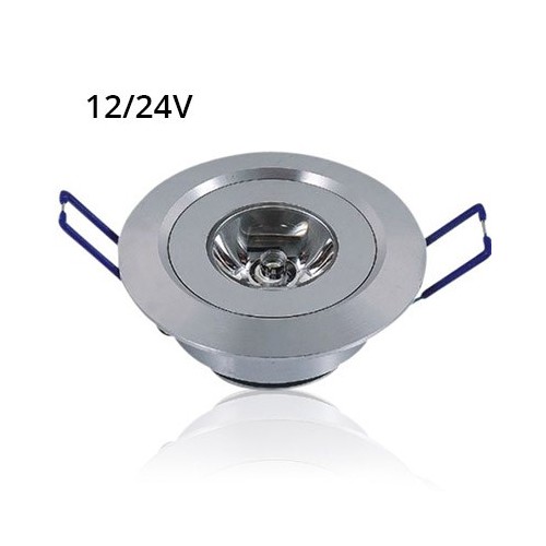 LEDlife 1,5W downlight - Hål: Ø4,2 cm, Mål: Ø5,2 cm, 2,2 cm hög, dimbar, 12V/24V