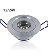 LEDlife 1,5W downlight - Hål: Ø4,2 cm, Mål: Ø5,2 cm, 2,2 cm hög, dimbar, 12V/24V