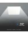 36W LED-panel - 595x595mm, 6400K, 8 st/förpackning, 120 lm/watt