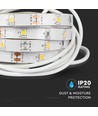 1,2m sängbelysningsset 3W LED för enkelsäng - 12V DC, 4000K, inkl. rörelsesensor