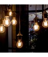 E27 10W LED filament lampa - A67, Amber glas, 2200K, 950lm