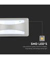 12W LED Bulkhead Softlight - IP65, 1160lm, grå, utomhus vägglampa