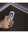 Touch fjärrkontroll för RGB+CCT LED strips - 4 zoner, vit, touchkontroll