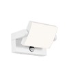 17W LED vägglampa med sensor - IP65, 2580lm, vit, 3000K, PIR sensor