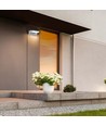 17W LED vägglampa med sensor - IP65, 2580lm, vit, 3000K, PIR sensor