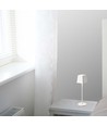 Uppladdningsbar LED bordslampa Inne/ute - Vit, touch dimbar, IP54, varmvit ljus